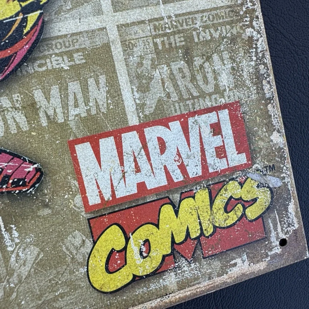 Iron Man Wall Decor‎ Marvel Comics Tin Sign 2012